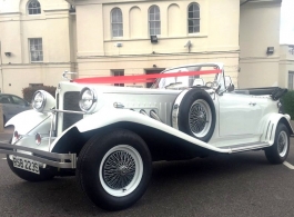 Convertible Beauford for weddings in Central London